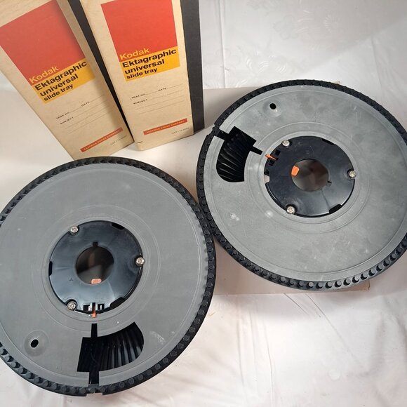 Kodak Slide Projector Ektagraphic Universal slide tray SET 2 AV680 110-6699 - Picture 7 of 12